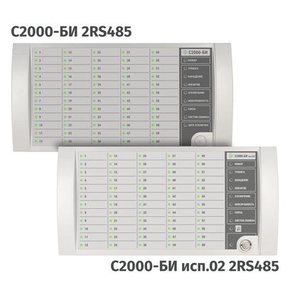 Блок индикации С2000-БИ 2RS485